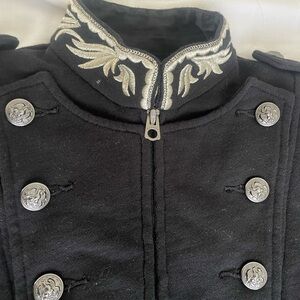 Ralph Lauren vintage sweater black embroidered XS